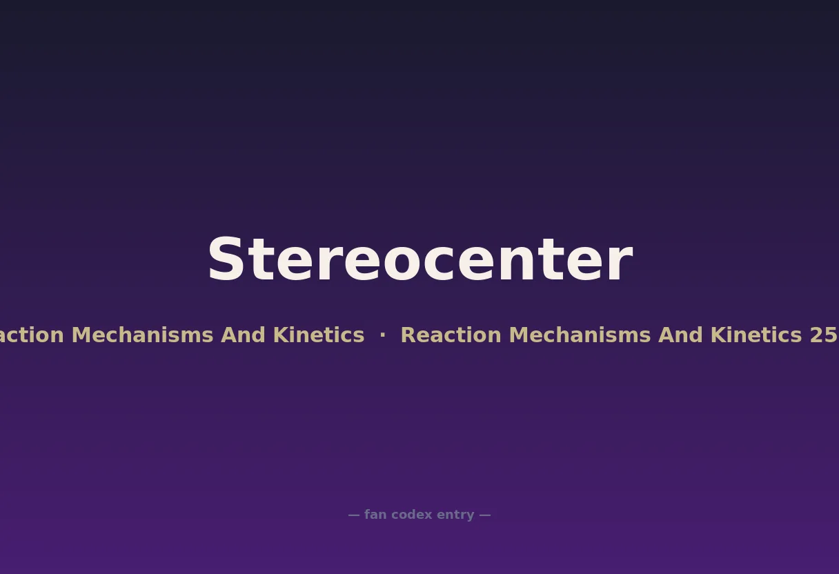 Stereocenter